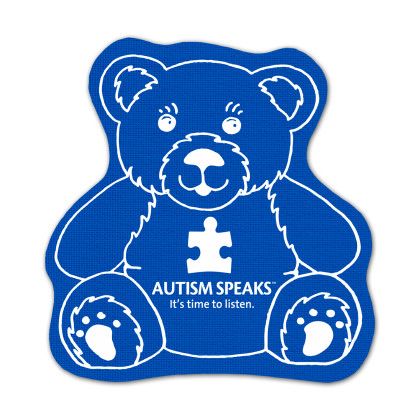 Custom Teddy Bear Vinyl Jar Opener - Blue Custom Teddy Bear Vinyl Jar Opener - Blue