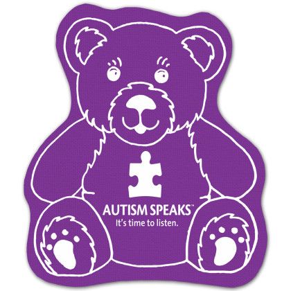 Custom Teddy Bear Vinyl Jar Opener - Purple Custom Teddy Bear Vinyl Jar Opener - Purple