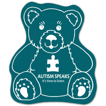 Custom Teddy Bear Vinyl Jar Opener - Teal Custom Teddy Bear Vinyl Jar Opener - Teal