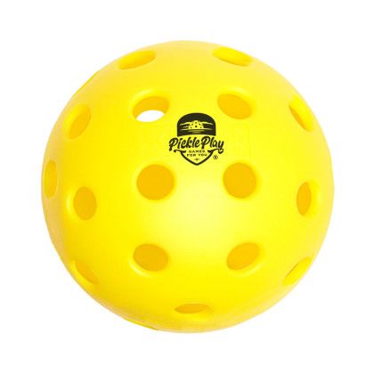Custom 40 Hole Outdoor Seamless Pickleball - Yellow