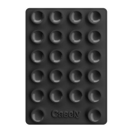 Custom Casely Grippy for MagSafe - No Adapter Ring - Black Back View Custom Casely Grippy for MagSafe - No Adapter Ring - Black Back View
