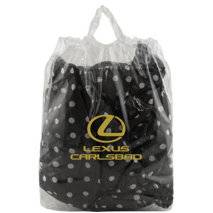 LDPE Clear Bag with Drawtape Handle 2.5 mil. LDPE Clear Bag with Drawtape Handle 2.5 mil.