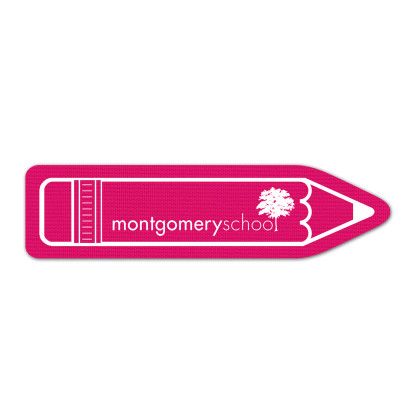 Custom Pencil Rubber Bookmark - Pink Custom Pencil Rubber Bookmark - Pink