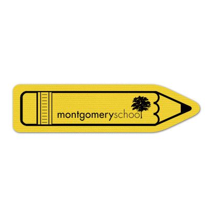 Custom Pencil Rubber Bookmark - Yellow Custom Pencil Rubber Bookmark - Yellow