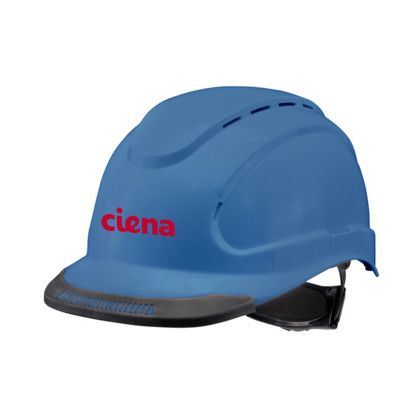 Custom Hypeman 6-point Ratchet Vented Type I Cap Style Hard Hat - Blue Custom Hypeman 6-point Ratchet Vented Type I Cap Style Hard Hat - Blue
