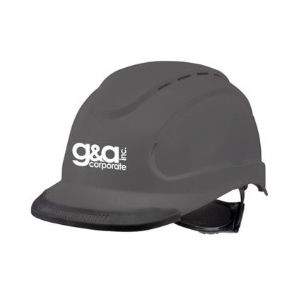 Custom Hypeman 6-point Ratchet Vented Type I Cap Style Hard Hat - Gray Custom Hypeman 6-point Ratchet Vented Type I Cap Style Hard Hat - Gray