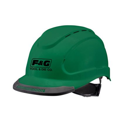 Custom Hypeman 6-point Ratchet Vented Type I Cap Style Hard Hat - Green Custom Hypeman 6-point Ratchet Vented Type I Cap Style Hard Hat - Green
