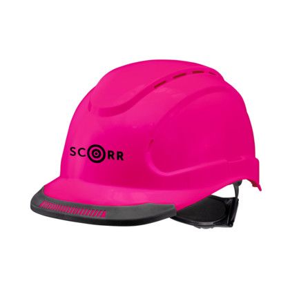 Custom Hypeman 6-point Ratchet Vented Type I Cap Style Hard Hat - Pink Custom Hypeman 6-point Ratchet Vented Type I Cap Style Hard Hat - Pink