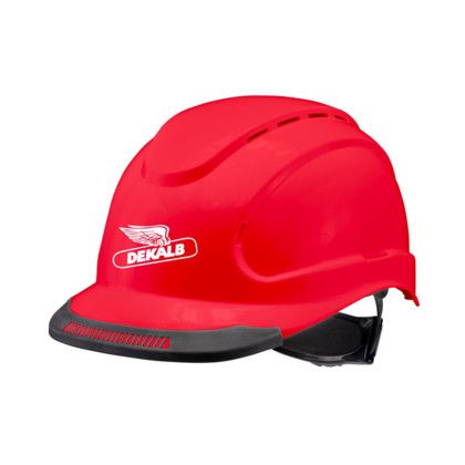 Custom Hypeman 6-point Ratchet Vented Type I Cap Style Hard Hat - Red Custom Hypeman 6-point Ratchet Vented Type I Cap Style Hard Hat - Red