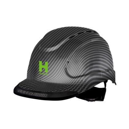 Custom Hypeman 6-point Ratchet Vented Type I Cap Style Hard Hat - Slate Custom Hypeman 6-point Ratchet Vented Type I Cap Style Hard Hat - Slate