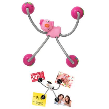 Custom 5-Point Animal Magnet - Pig Custom 5-Point Animal Magnet - Pig