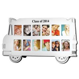 Custom Aluminum School Bus Photo Frame Custom Aluminum School Bus Photo Frame