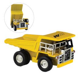 Custom Yellow Dump Truck Clock Custom Yellow Dump Truck Clock