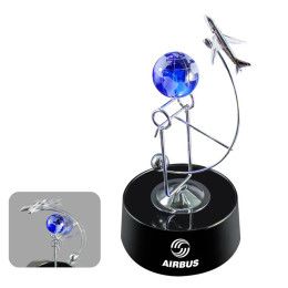 Custom Swinging Airplane Over Globe Custom Swinging Airplane Over Globe