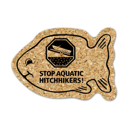 Custom Fish Cork Coaster 4FH