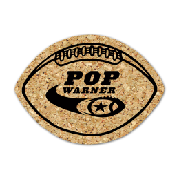 Custom Football Cork Coaster 4FB Custom Football Cork Coaster 4FB