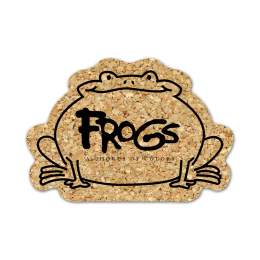 Custom Frog Cork Coaster