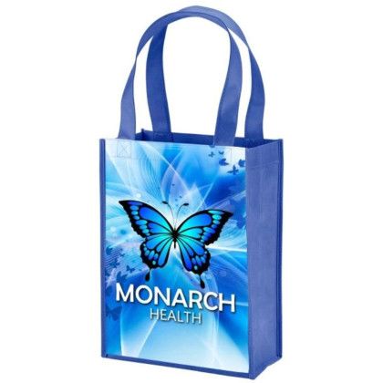 Custom Sublimated Payson Non-Woven Mini Tote - Navy