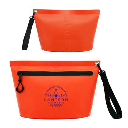 Custom Sunfish Water Resistant Tarpaulin Utility Bag - Orange