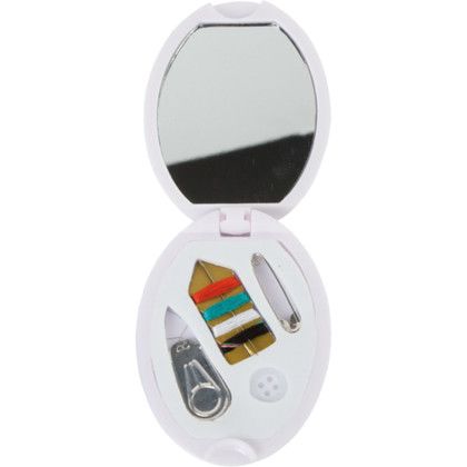 Custom Oval Sew Kit with Mirror - White Custom Oval Sew Kit with Mirror - White