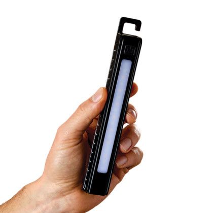 Custom Cedar Creek Atlas Rechargeable Led Flashlight - Black Lifestyle View Custom Cedar Creek Atlas Rechargeable Led Flashlight - Black Lifestyle View