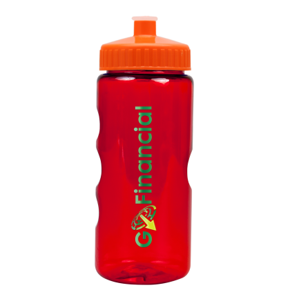 Custom Screw Top Small Water bottle - Translucent red