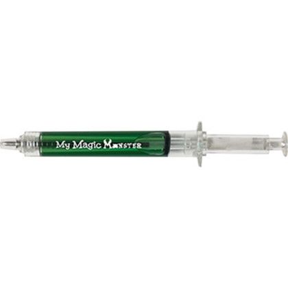 Custom Syringe Pen - Green Custom Syringe Pen - Green