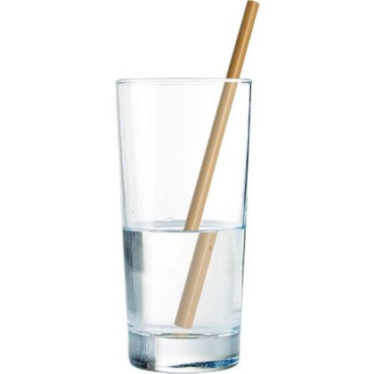 Custom Bamboo Straw with Packaging - Lifestyle View