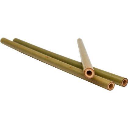 Custom Bamboo Straw with Packaging - Close View
