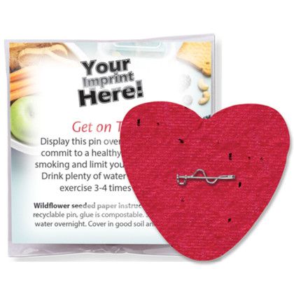 Custom Plantable Pin - Stock Awareness Designs - Healthy Inside View Custom Plantable Pin - Stock Awareness Designs - Healthy Inside View