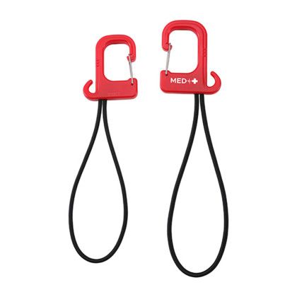 Custom Swivel Clip Folding Bag Hanger - Red Custom Swivel Clip Folding Bag Hanger - Red