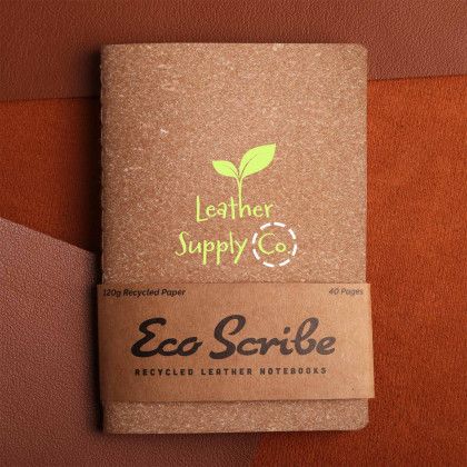 Custom EcoScribe Pocket Notebook - Brown Lifestyle Custom EcoScribe Pocket Notebook - Brown Lifestyle