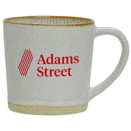 Custom 12 oz. Rustic Ceramic Mug - Cream Custom 12 oz. Rustic Ceramic Mug - Cream