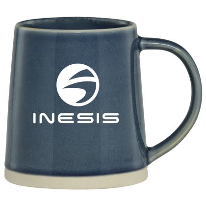 Custom 16 oz. Dinenzio Ceramic Mug - Blue