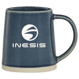 Custom 16 oz. Dinenzio Ceramic Mug - Blue Custom 16 oz. Dinenzio Ceramic Mug - Blue