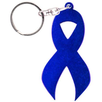 Custom Awareness Ribbon Opener Keychain Custom Awareness Ribbon Opener Keychain