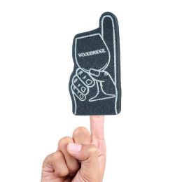 Custom 6.25" #1 Finger with Wine Glass Foam Mini