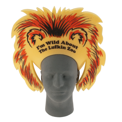 Custom 16" Foam Lion Visor Custom 16" Foam Lion Visor