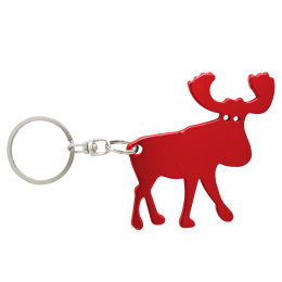 Custom Moose Bottle Opener Keychain