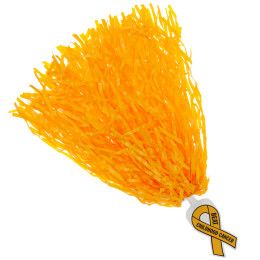 Custom Awareness Poms, 500 Streamers - Gold 