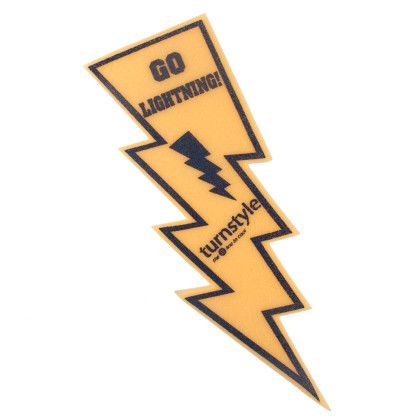 Custom 18" Lightning Bolt Foam Waver - Bright gold Custom 18" Lightning Bolt Foam Waver - Bright gold