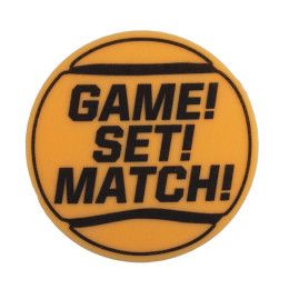 Custom 12" Tennis Ball Foam Mitt - Bright gold 