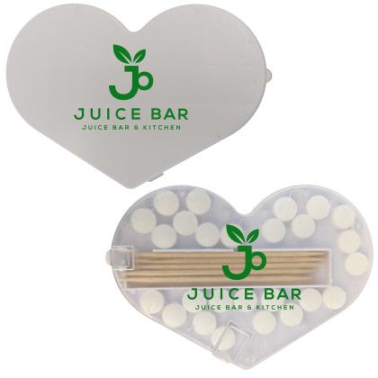 Custom Heart Shaped Pick 'N' Mint Custom Heart Shaped Pick 'N' Mint