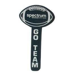 Custom 15" Football Foam Cheerstick - Black Custom 15" Football Foam Cheerstick - Black
