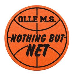 Custom 12" Basketball Foam Mitt - Orange