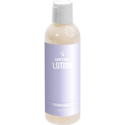 Custom Quench Hand & Body Lotion: 4 Ounce - Clear with Lavender Breeze