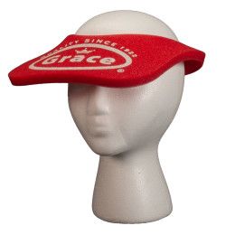 Custom 10" Foam Novelty Visor - Red