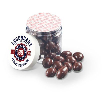 Custom 4 oz Jar of Chocolate Covered Cookie - Open View