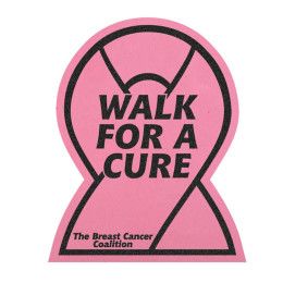 Custom 14" Awareness Ribbon Foam Mitt - Awareness Pink