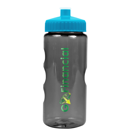 Custom Screw Top Small Water bottle - Smoke